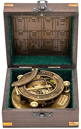 Brass Sundial Compass