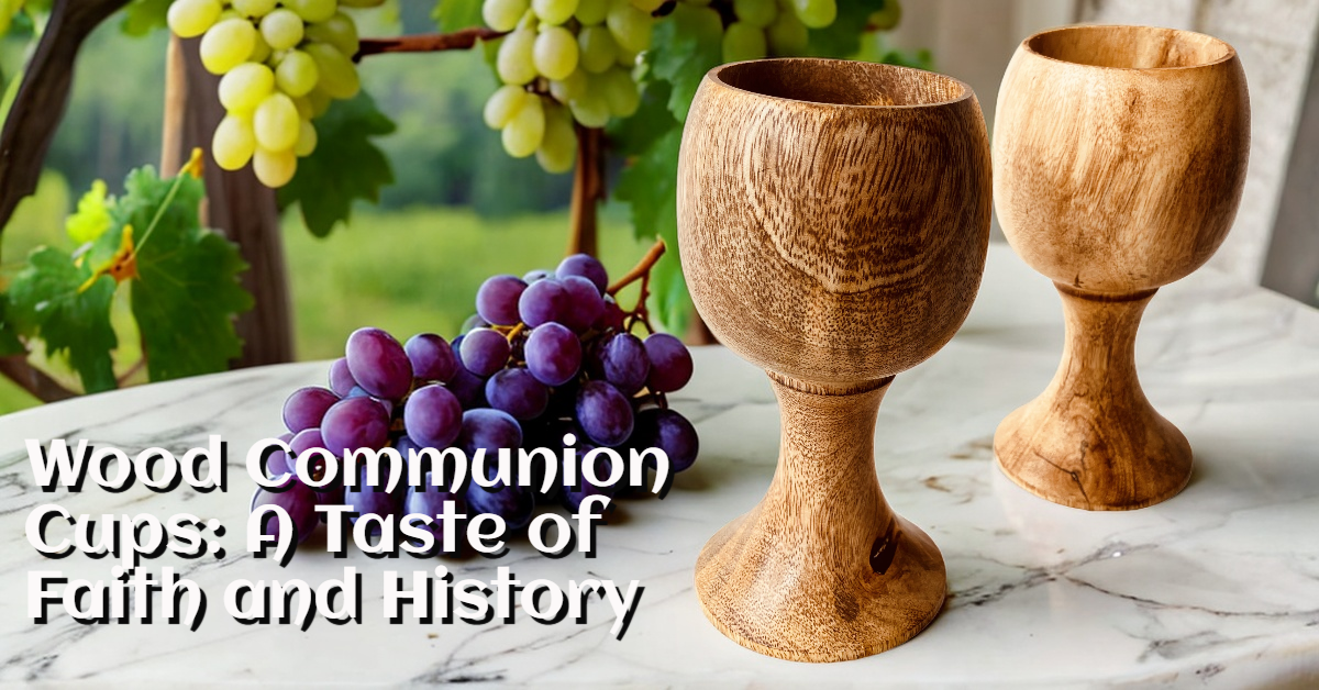 wooden communion cups