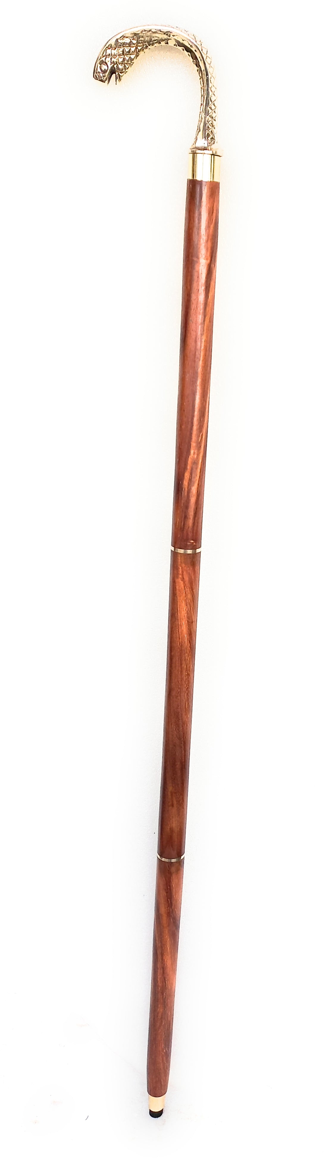 Cobra Snake Handle Walking Cane Stick