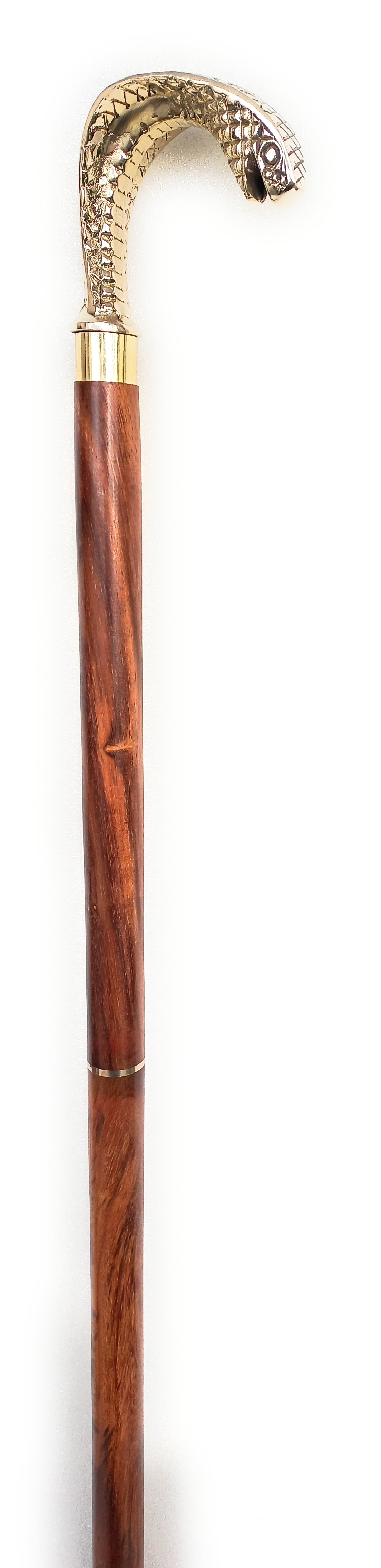 Cobra Snake Handle Walking Cane Stick