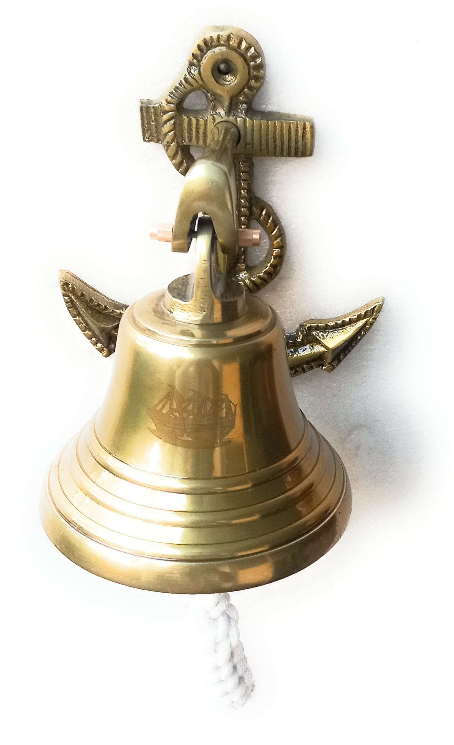 Large Anchor Ship Bells Vintage Dinner Bells