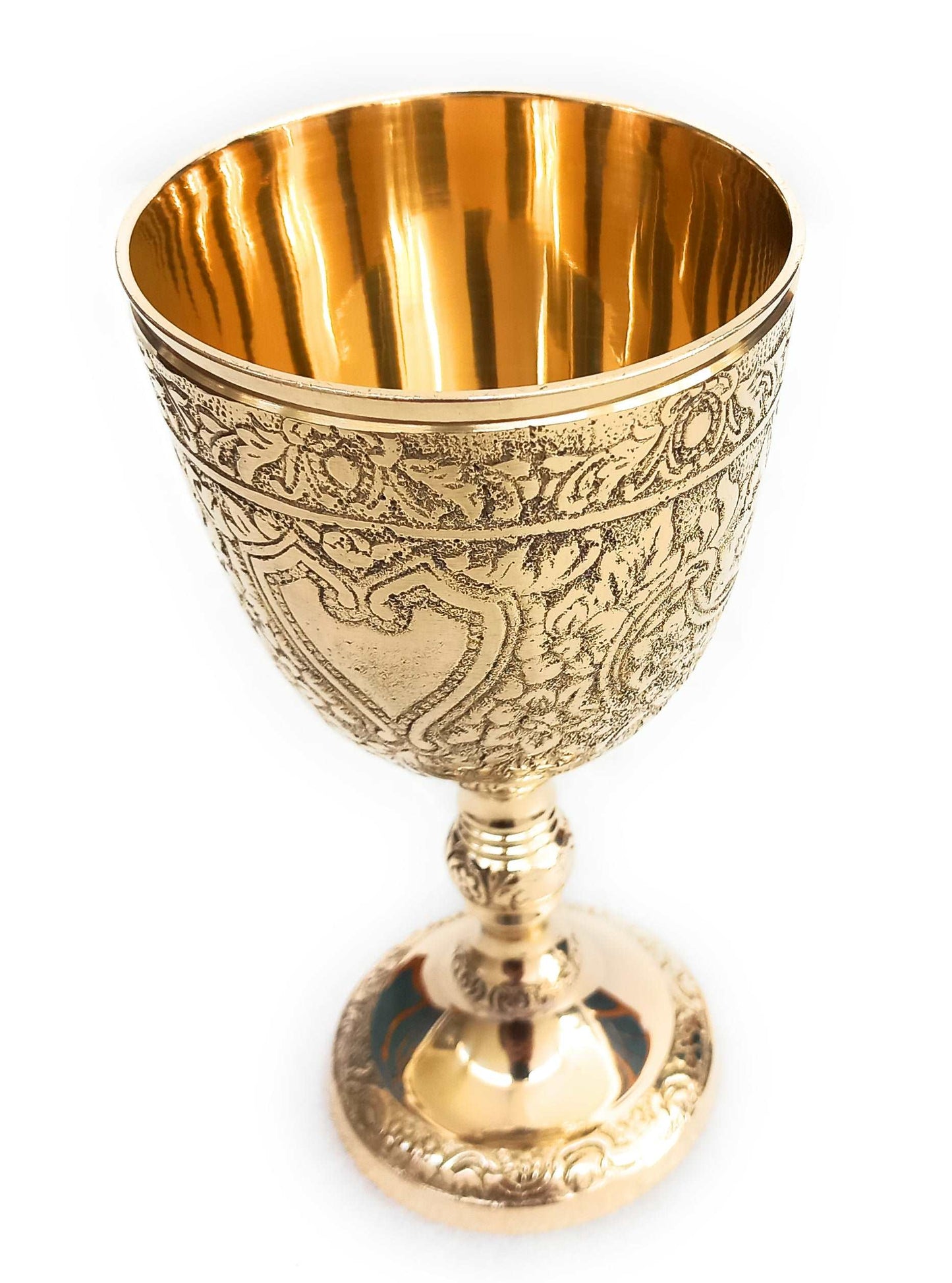 Vintage Chalice Goblet | Royal Wine Cups of King Arthur - Renaissance Medieval Gifts for Communion, Christmas