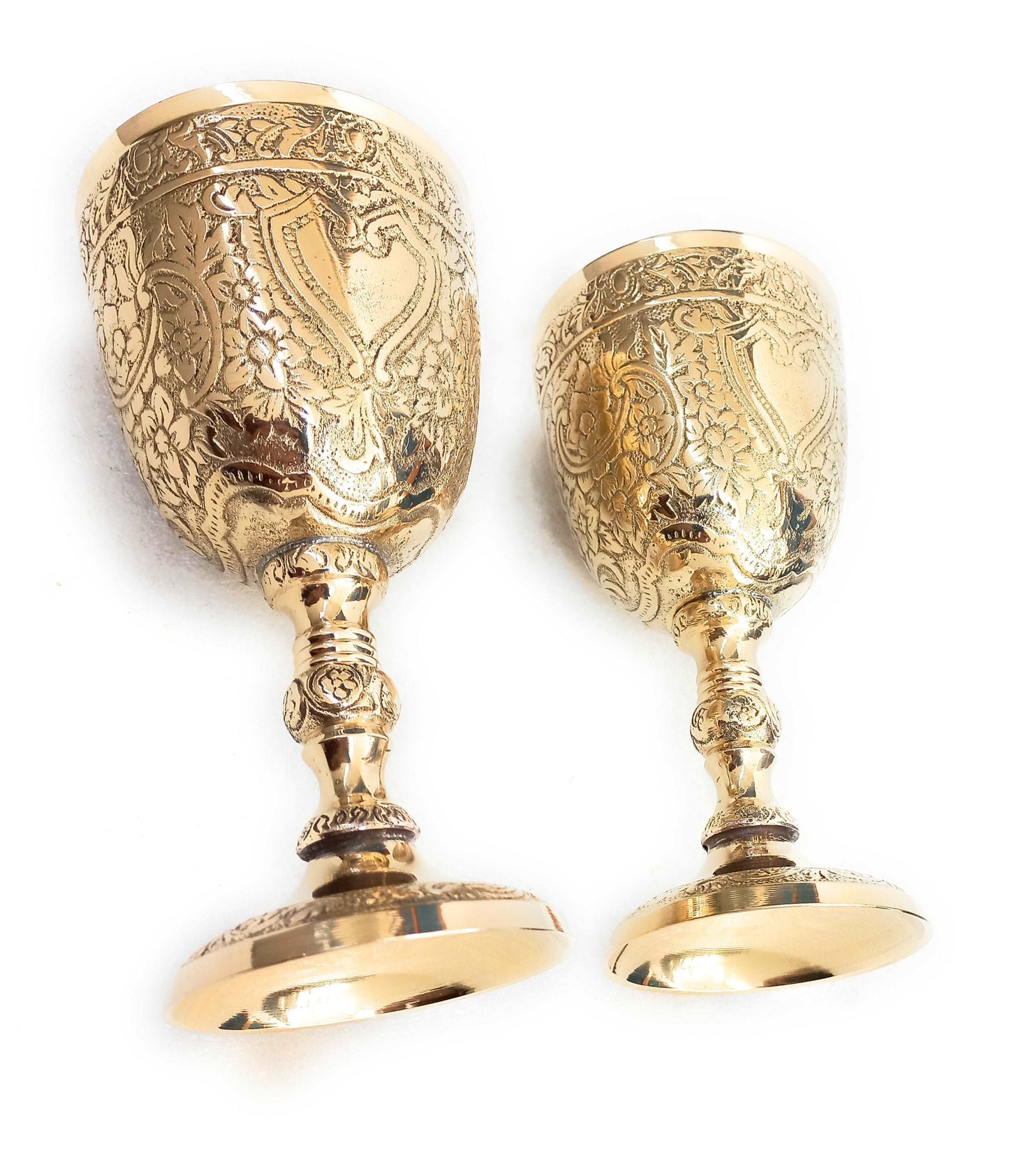 Vintage Chalice Goblet | Royal Wine Cups of King Arthur - Renaissance Medieval Gifts for Communion, Christmas