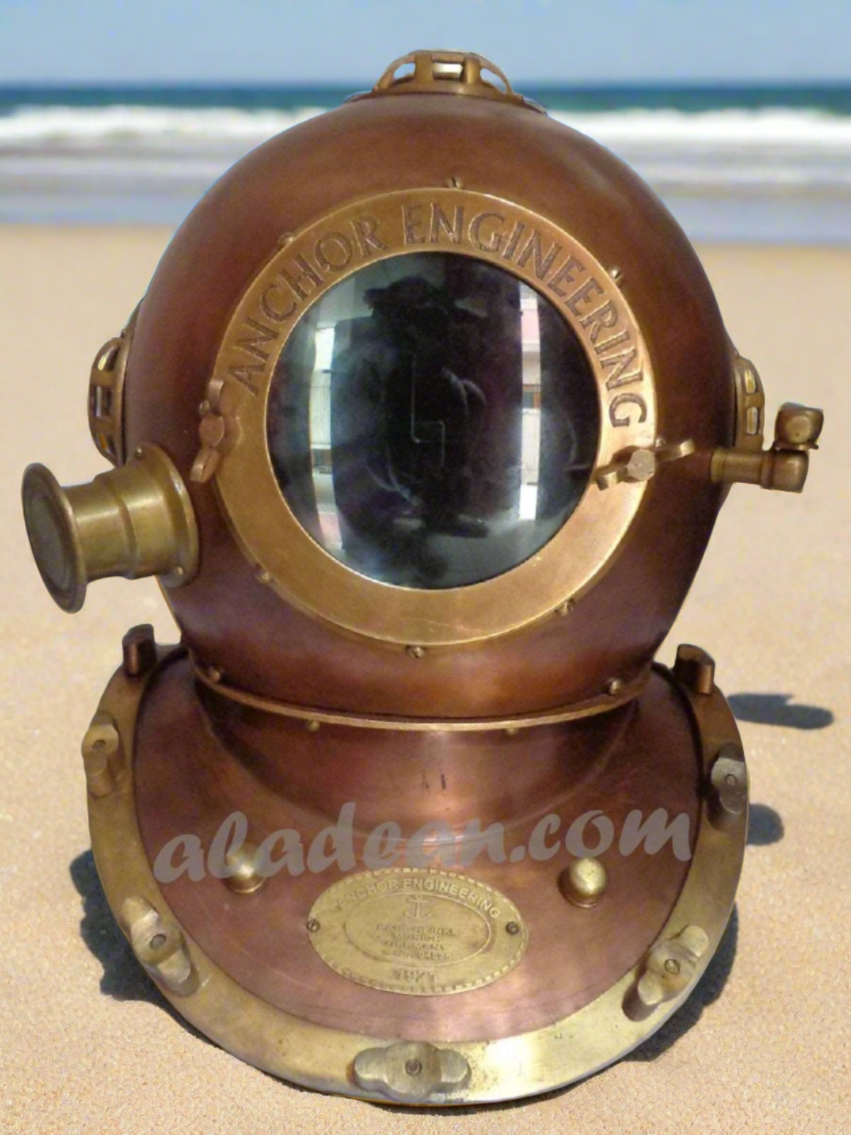 Antique Brass Copper Diving Helmet