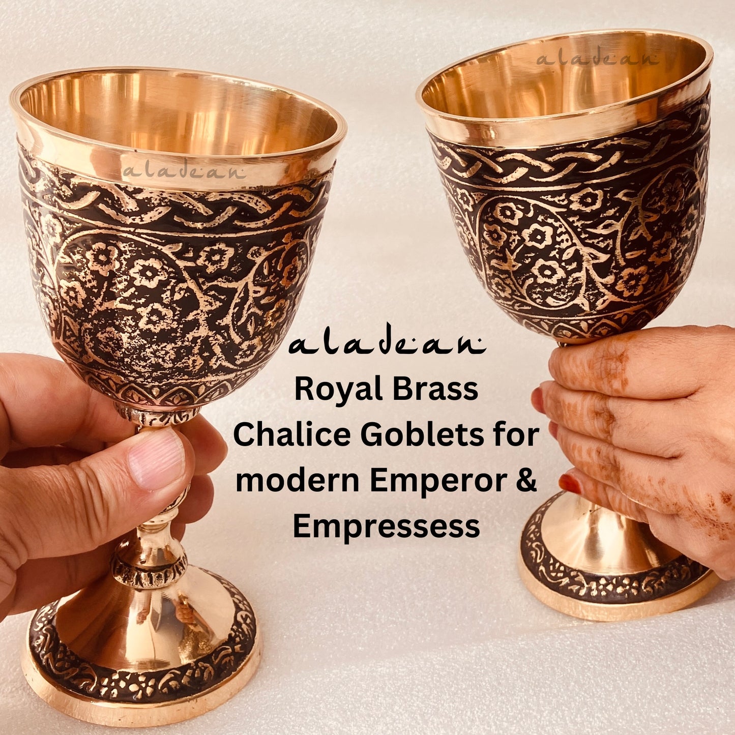 Medieval Goblet Czar's Vintage Chalice Brass Wine Cup