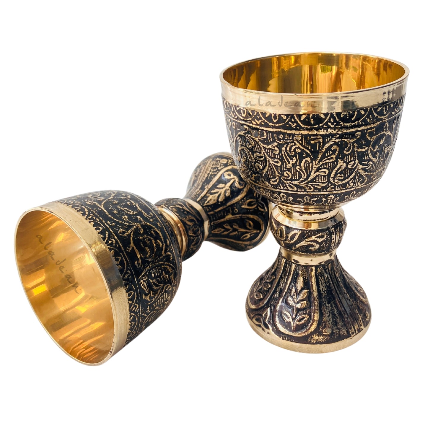 Mittelalterlicher Kelch - Dukes Brass Wine Cup