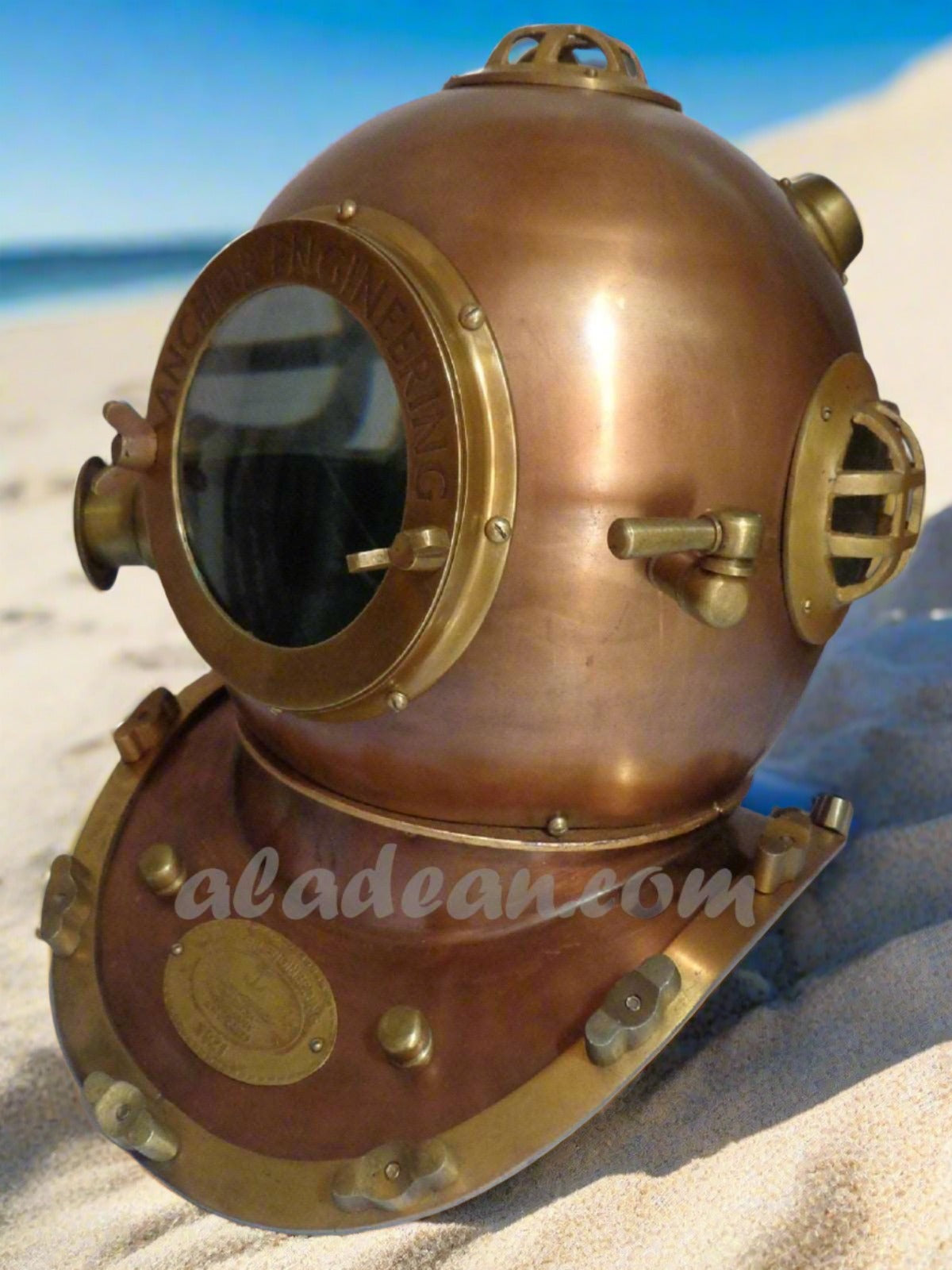 Antique Brass Copper Diving Helmet