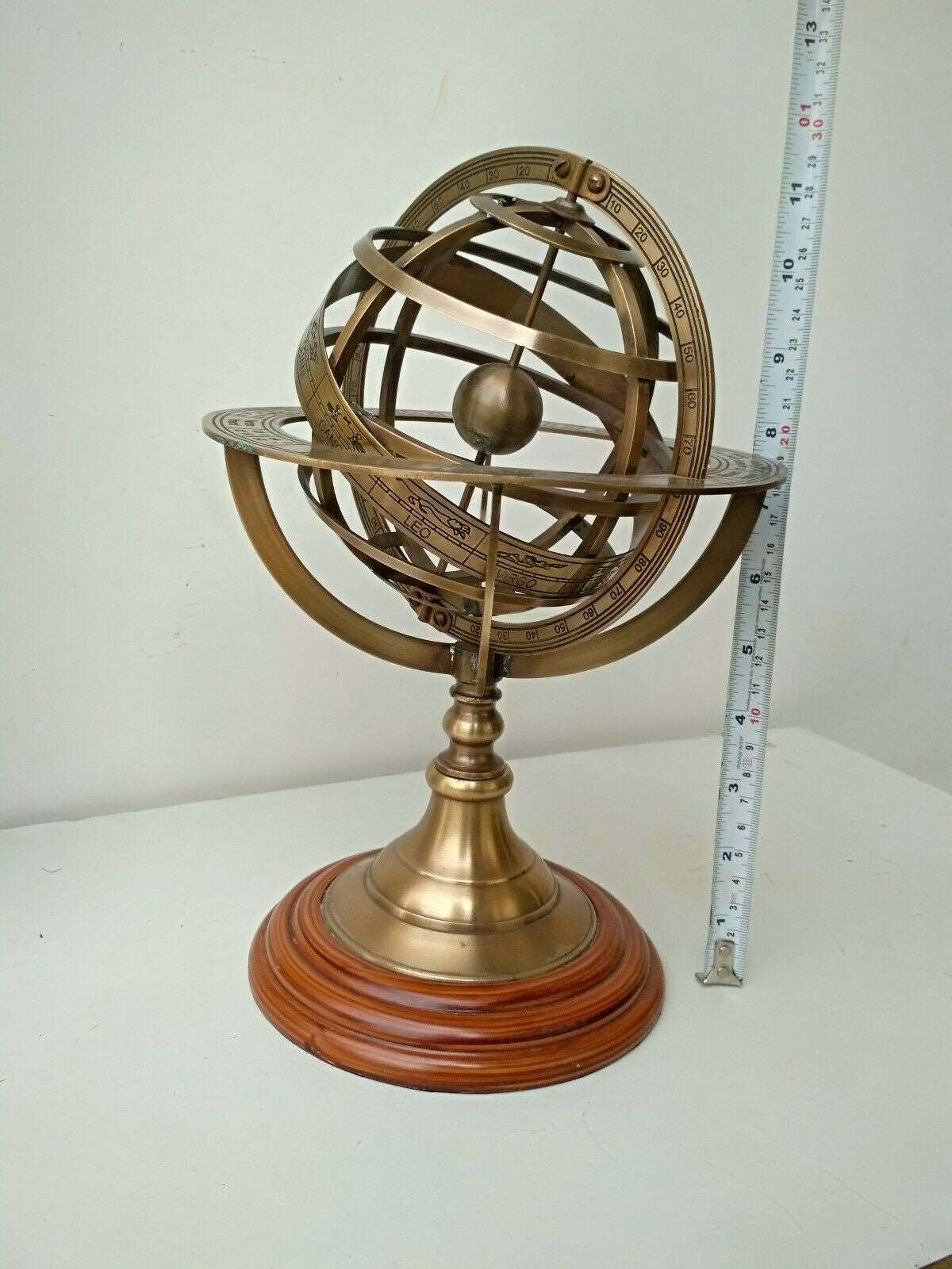 Antique Brass Armillary Globe