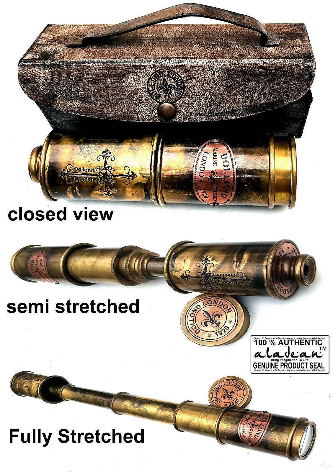 Manufacturer of Brass Telescopes Spyglass Bulk Wholesale