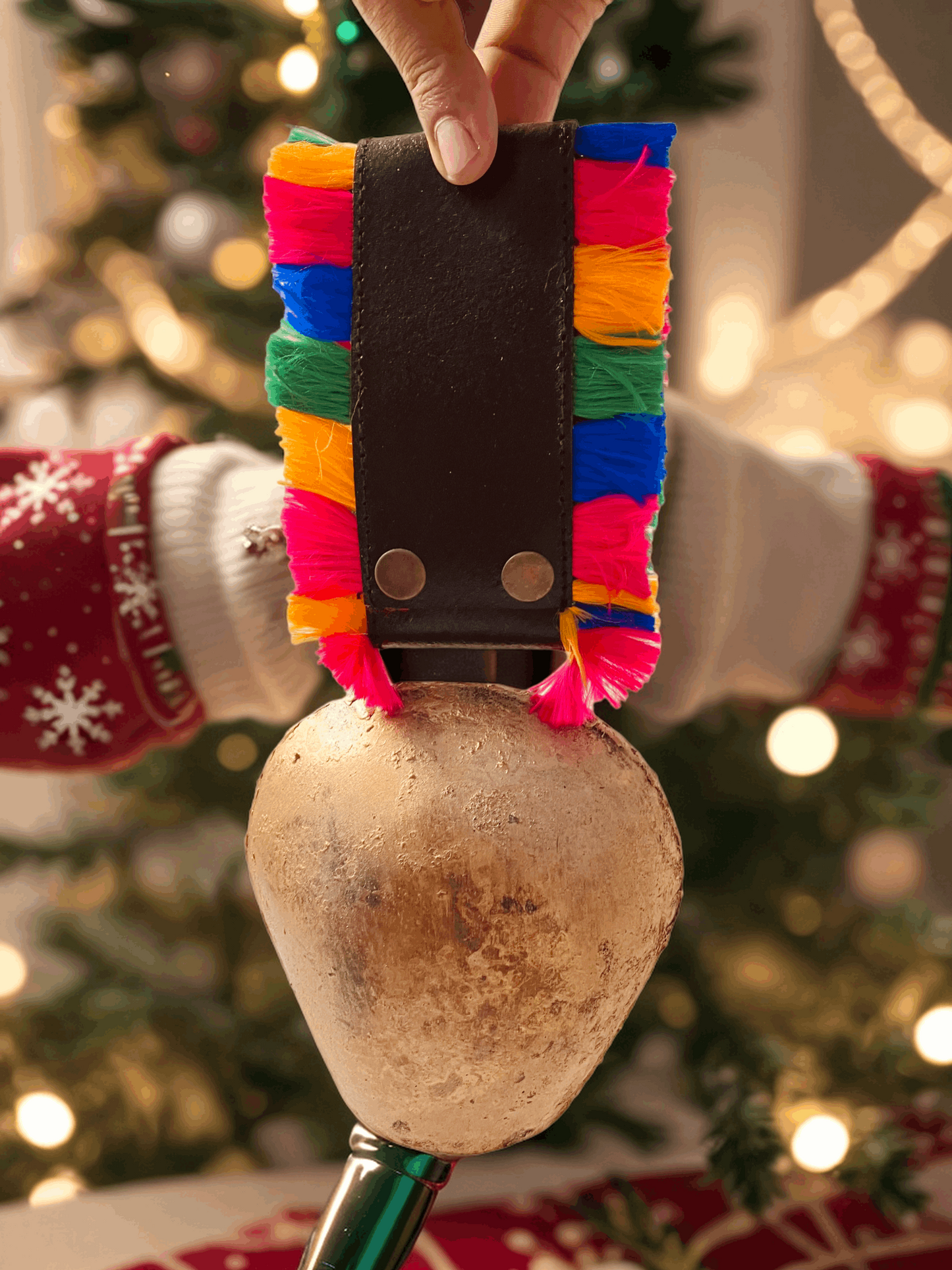 Rustic Cowbell - Vintage Swiss Cow Bell Shabby Chic Decorative Bells