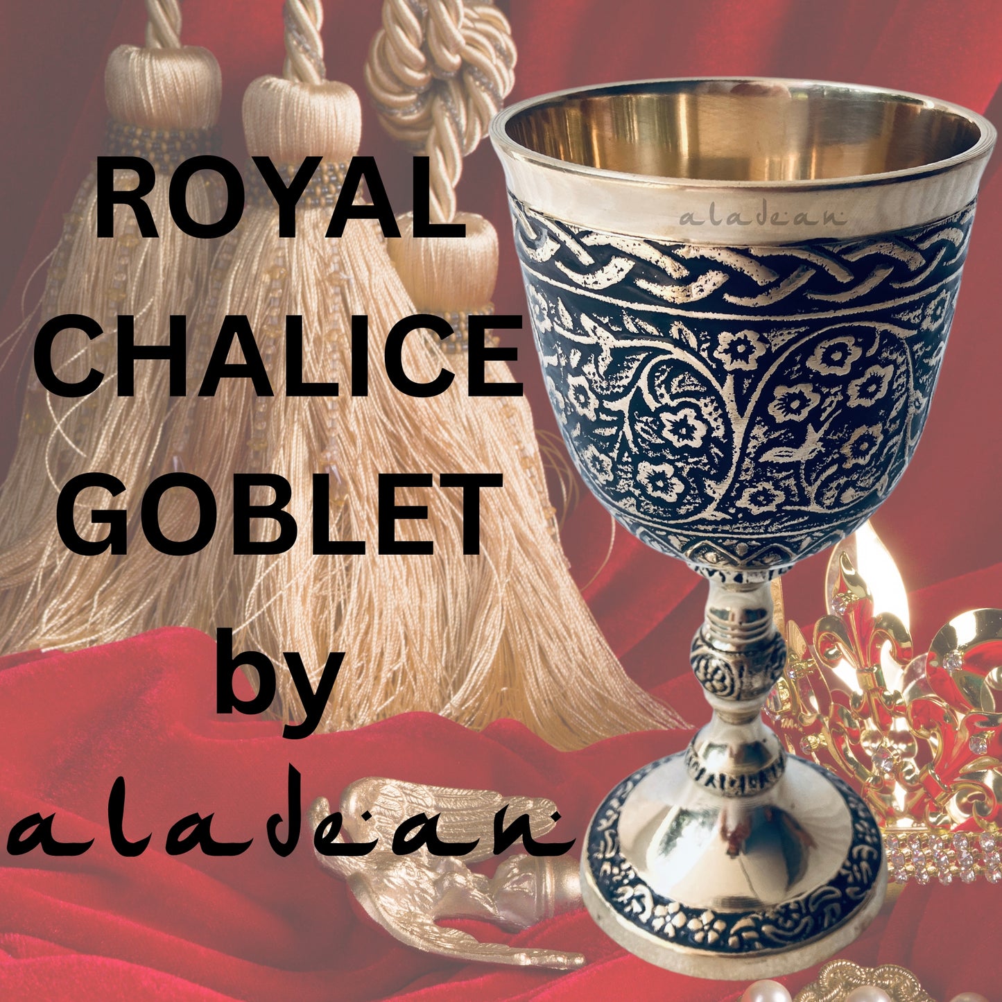 Medieval Goblet Czar's Vintage Chalice Brass Wine Cup