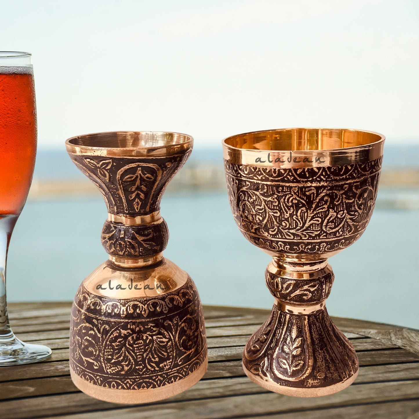 Mittelalterlicher Kelch - Dukes Brass Wine Cup