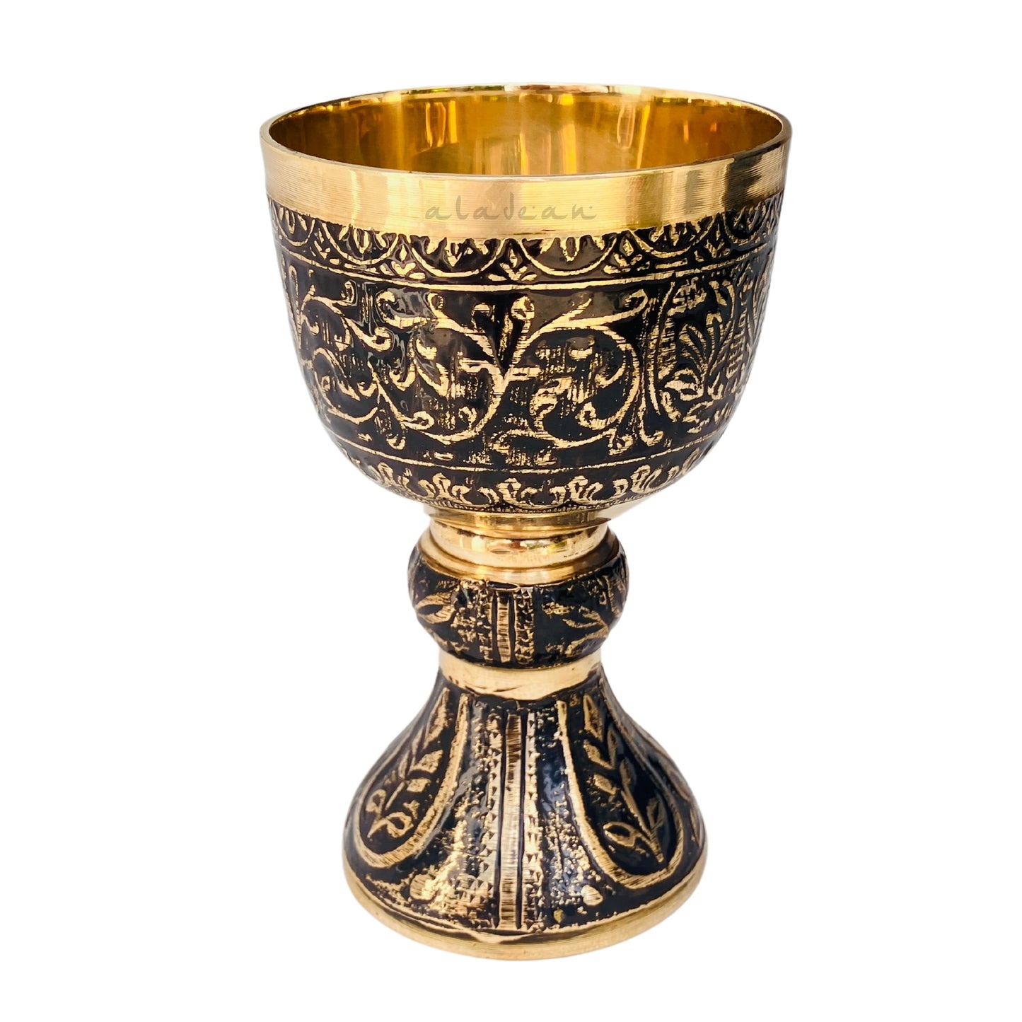 Mediveal Chalice Goblet - Dukes Brass Wine Cup