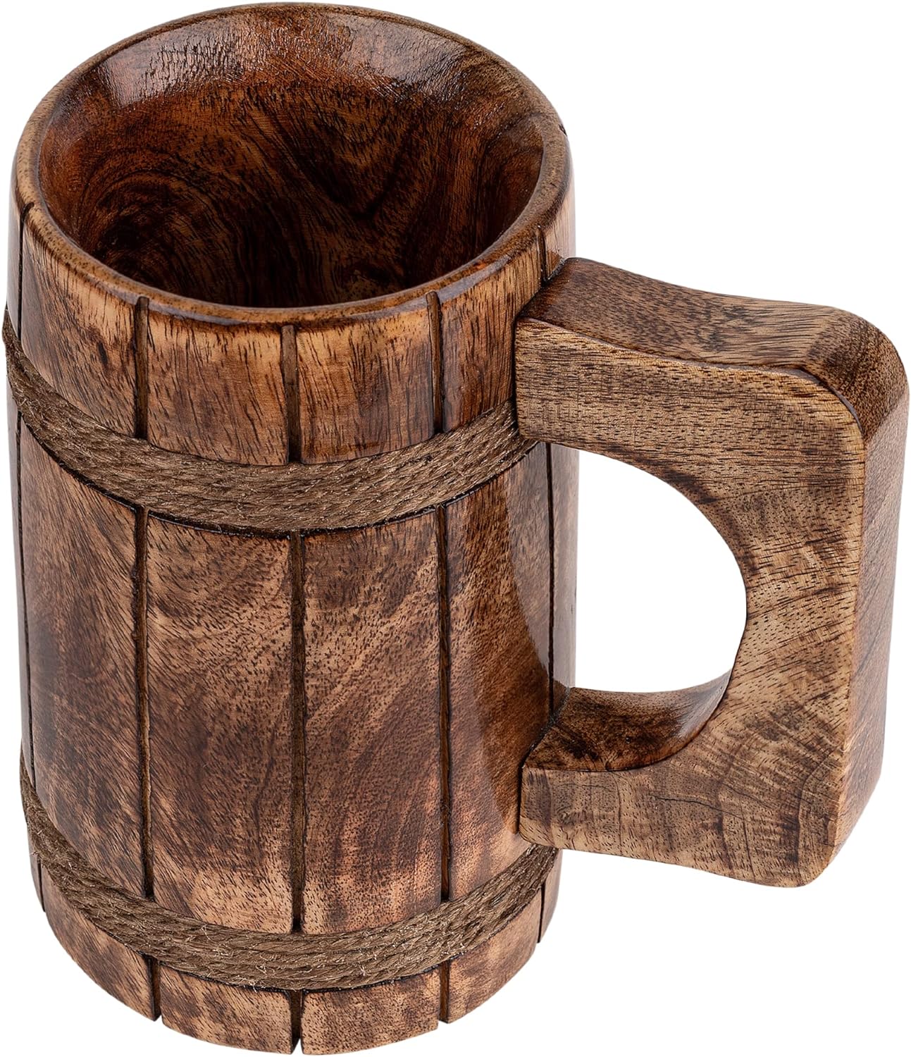 Nordic Wooden Mugs Tankard Cups