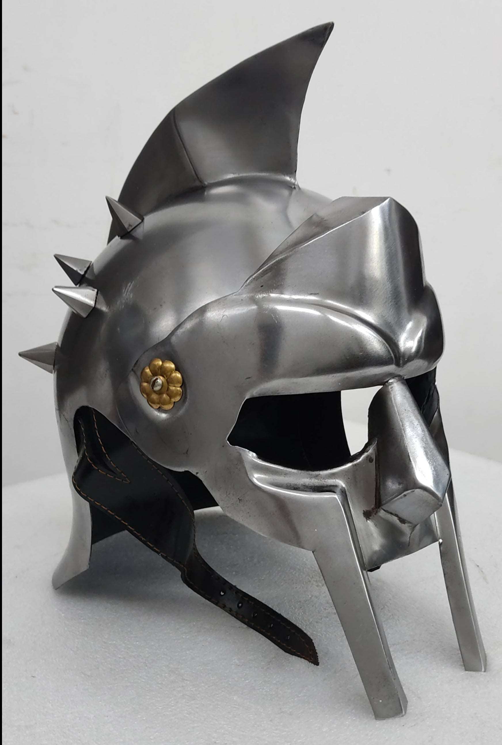 gladiator motorcycle helmet Gladiator Helmet – Handcrafted Steel Maximus Roman Armor Gift