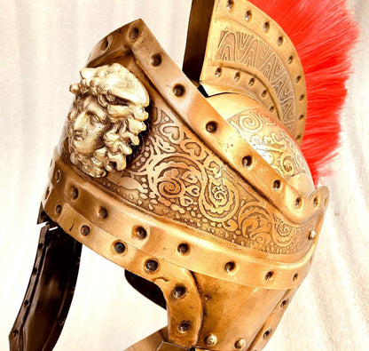 medieval king warrior armour helmet
