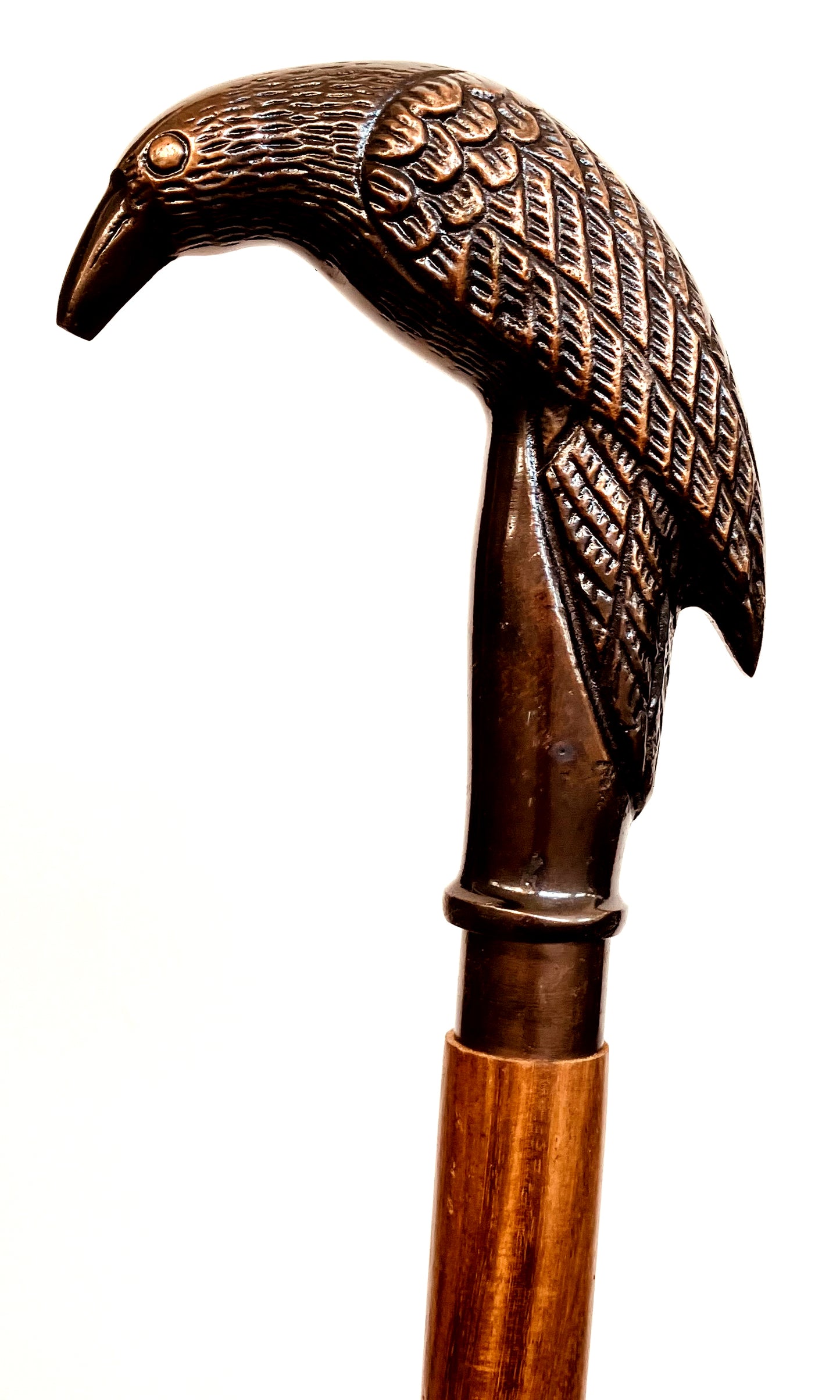 Raven Handle Walking Cane Stick