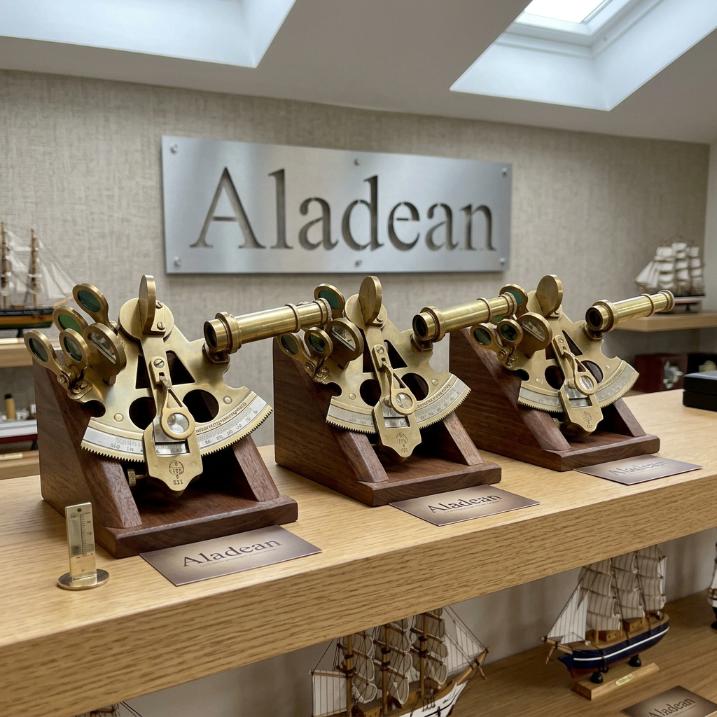 Brass sextant showroom