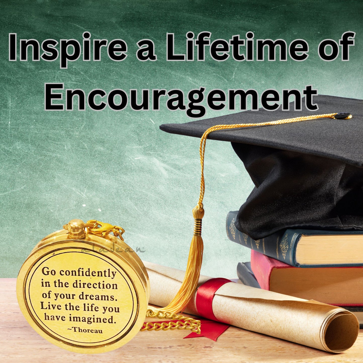 Dream Navigator's Compass - Personalized Inspirational Gift for Life's Milestones
