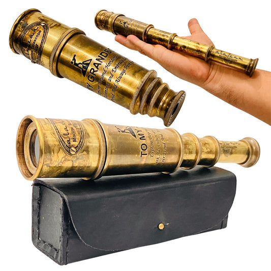 Personalised Spyglass Telescope - meaningful gifts for grandsons from grandma grandpa grandparents