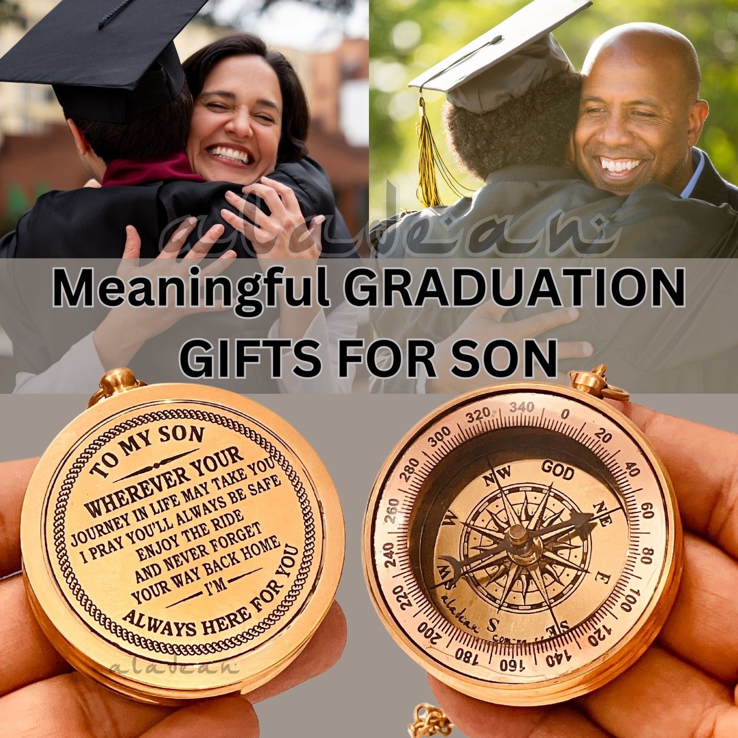 graduation day gift for son, college graduate son boy gifts from mom dad