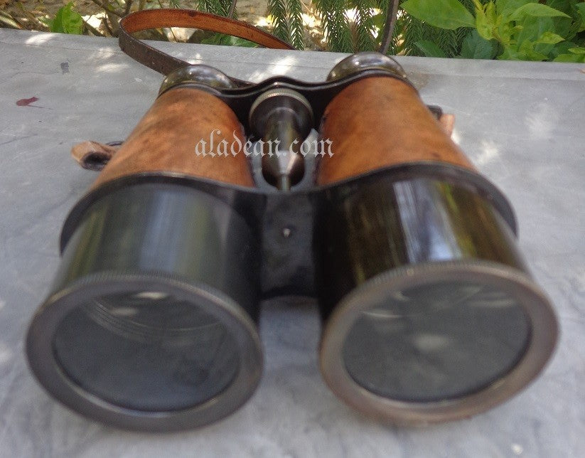 Antique Brass Spyglass Binocular