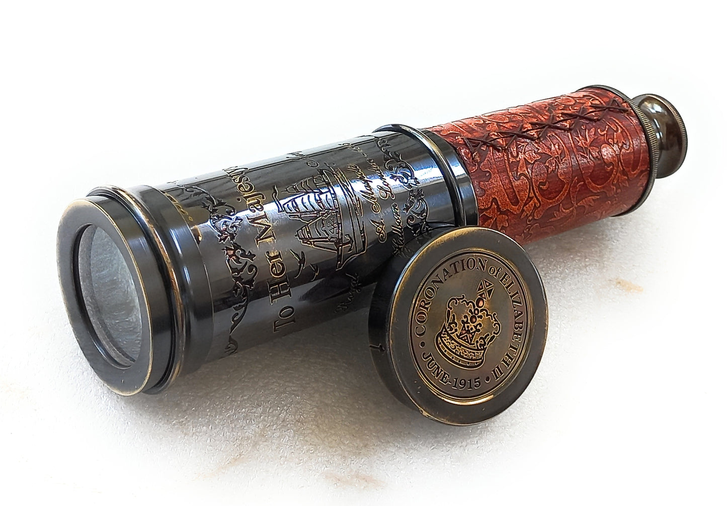 Handmade Spyglass 20" Antique Telescope Nautical Replica Functional 20x Magnification