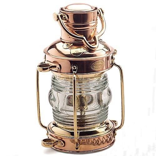 copper ship lantern gift