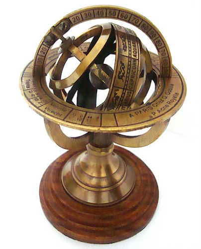 Brass Armillary Sphere Globe