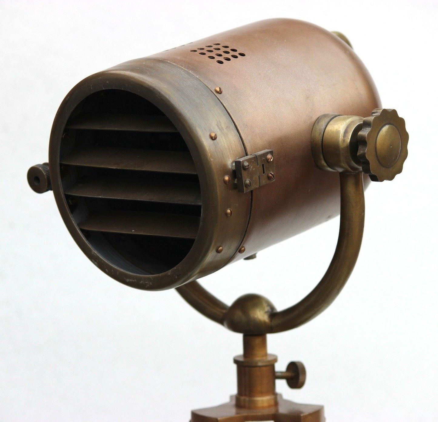 Vintage Stehlampen-Suchscheinwerferstativ