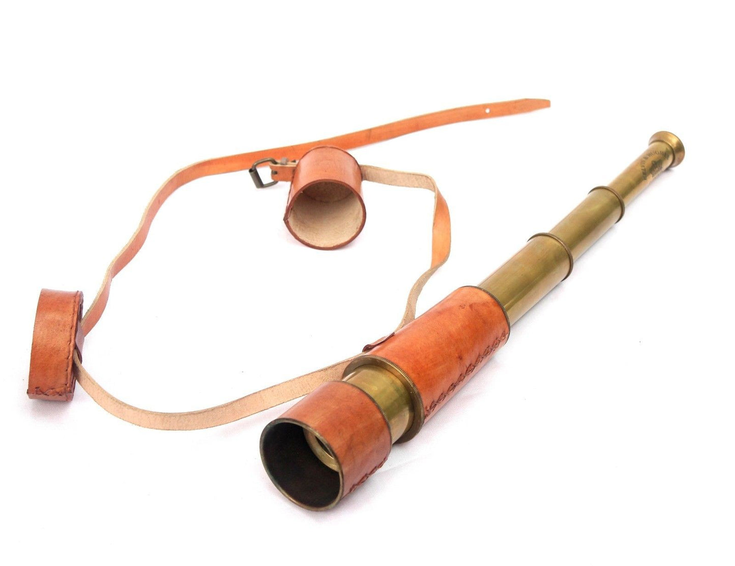 Télescope en cuir de la Marine Early Navy