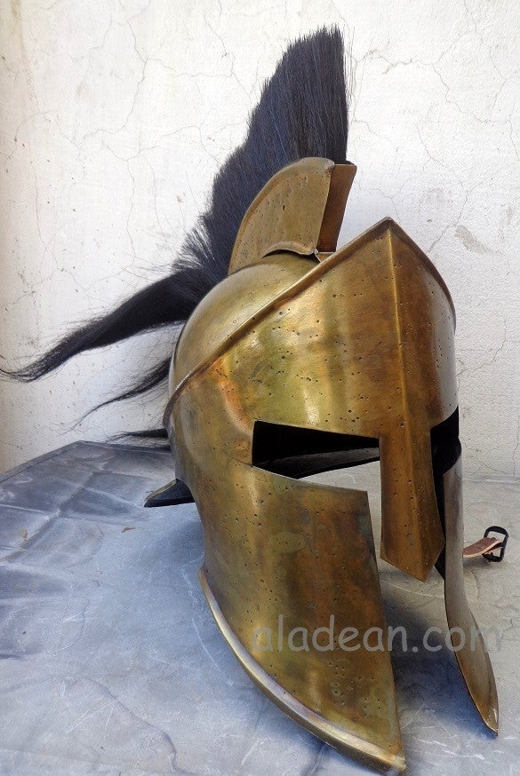 300 Movie Spartan King Leonidas Metal Armour Helmet