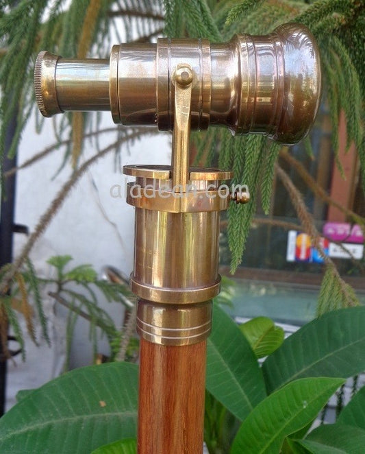 Antique Walking Cane Telescope