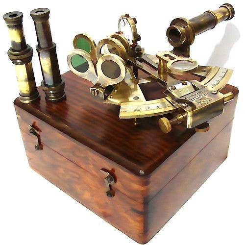 Brass Ship Sextant German Pattern