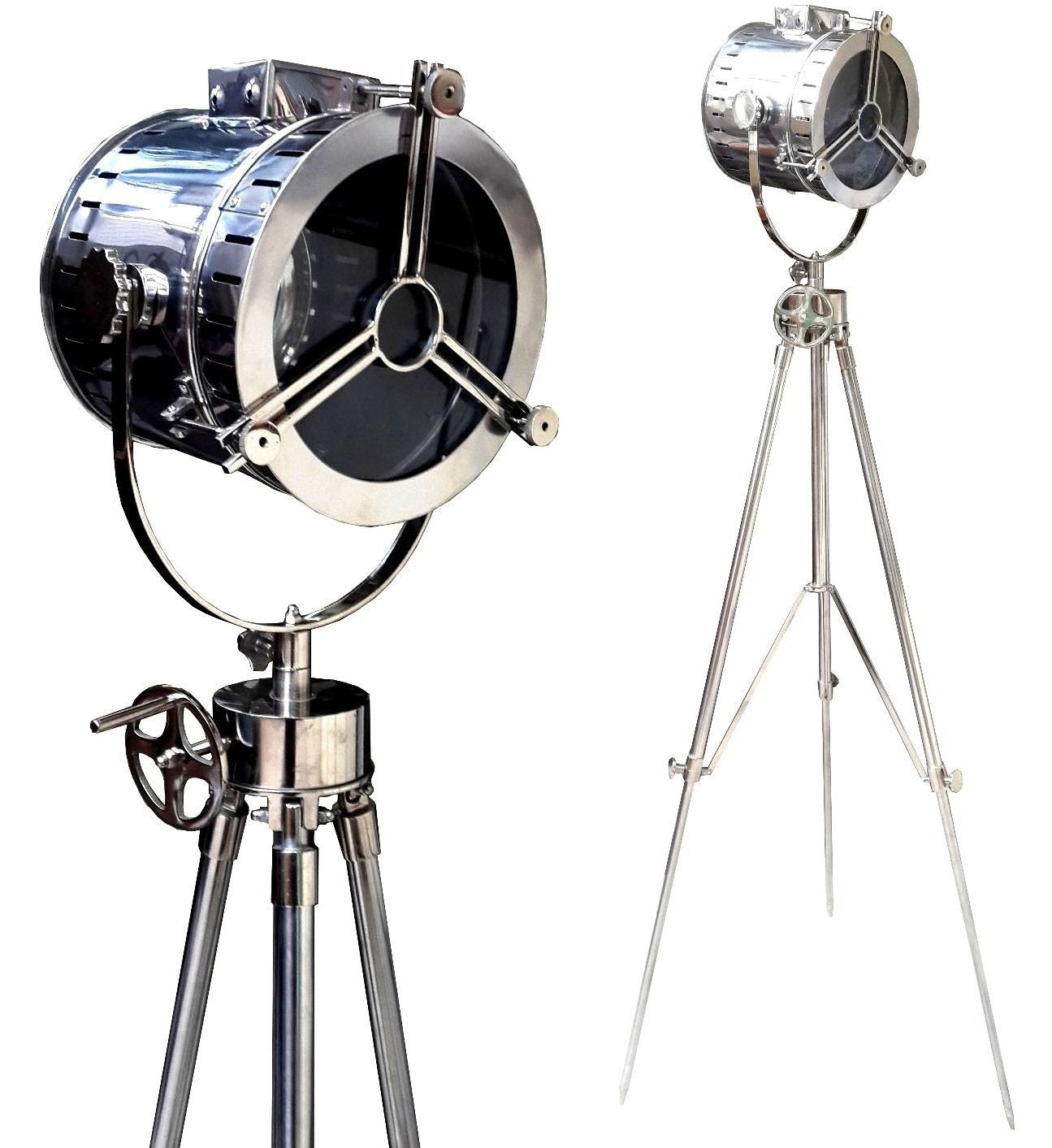 Spotlight Floor Lamp on Revolving Tripod