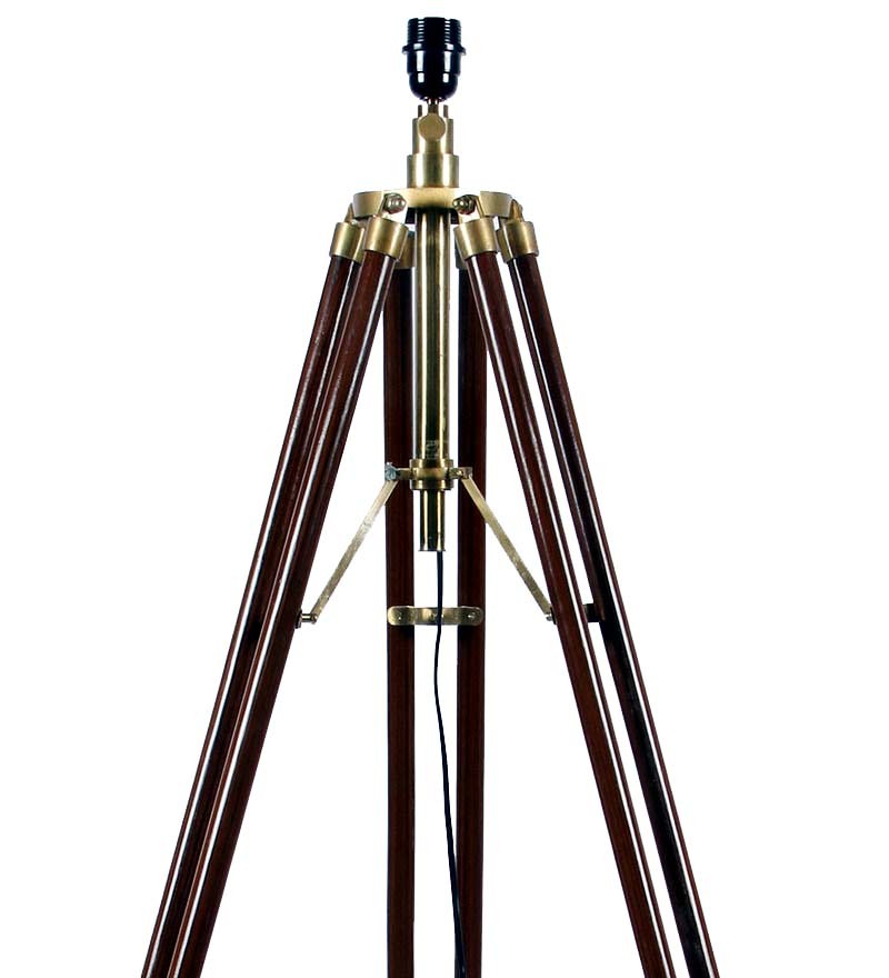 Hollywood Lampshade on Floor Lamp Tripod