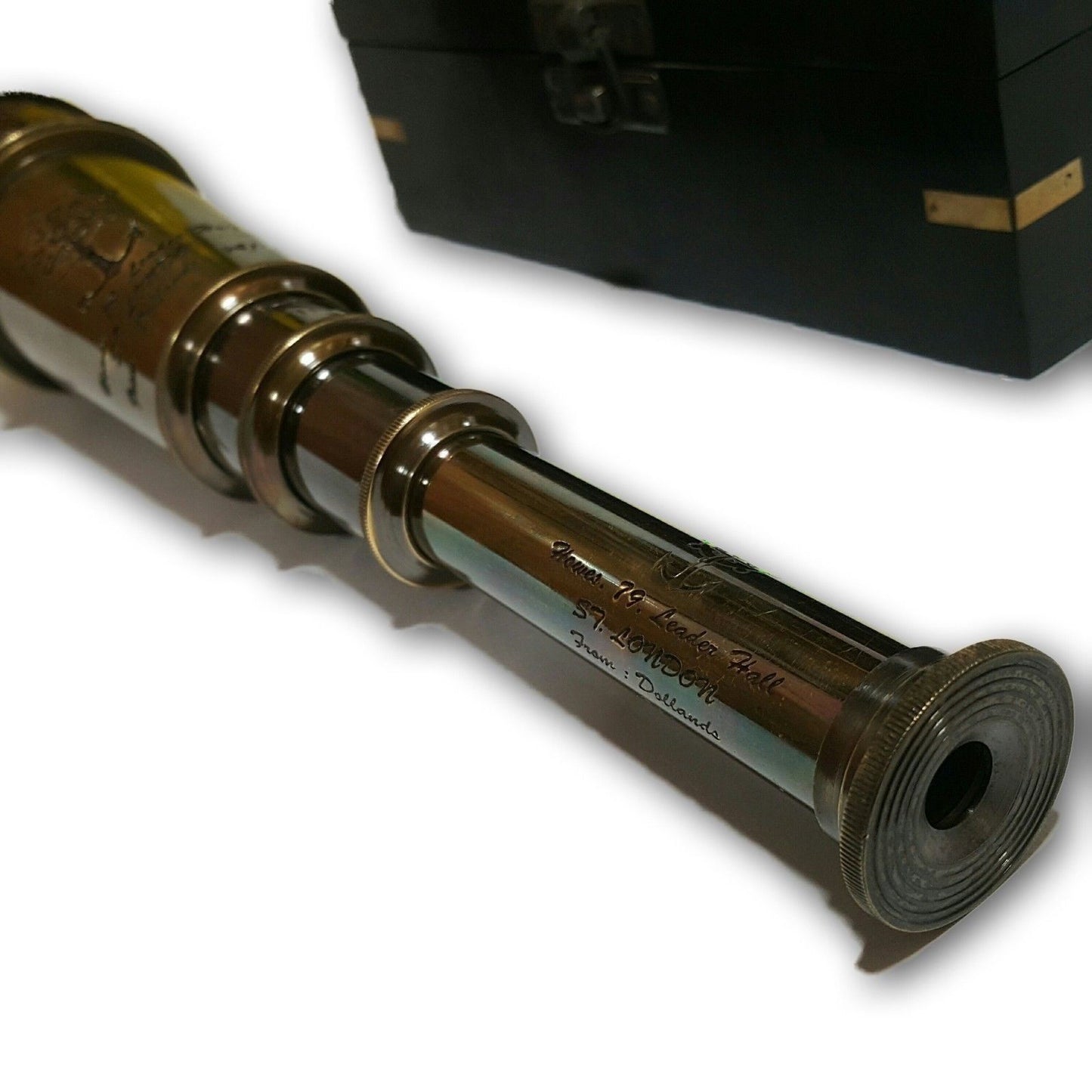 Télescope en laiton antique 16"