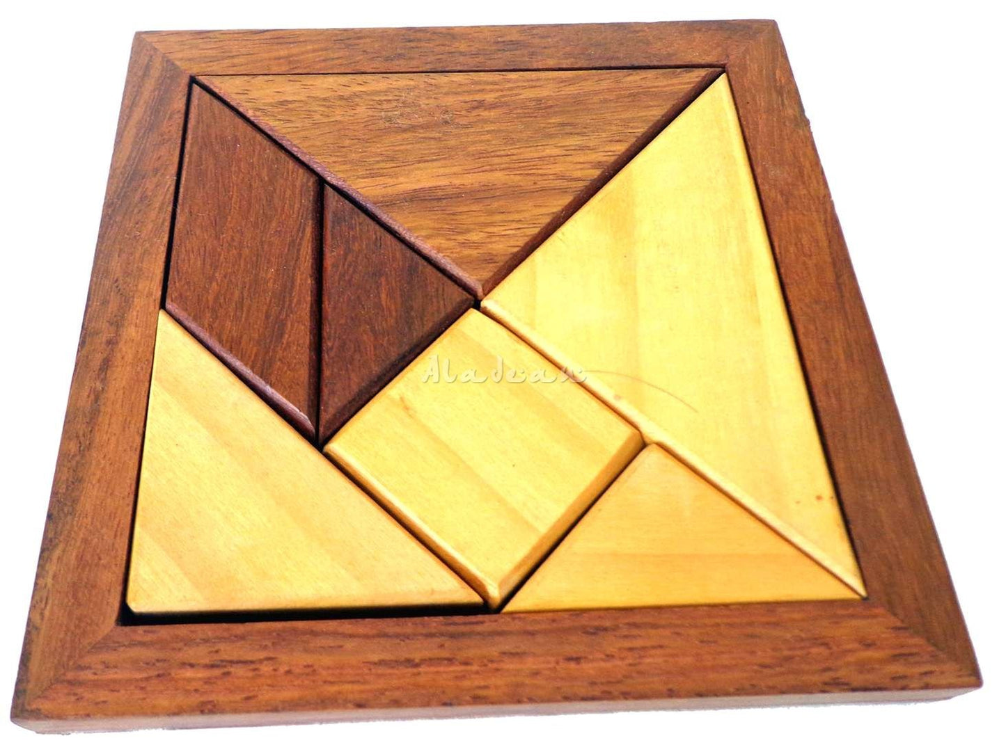 Holz-Tangram-Rätsel