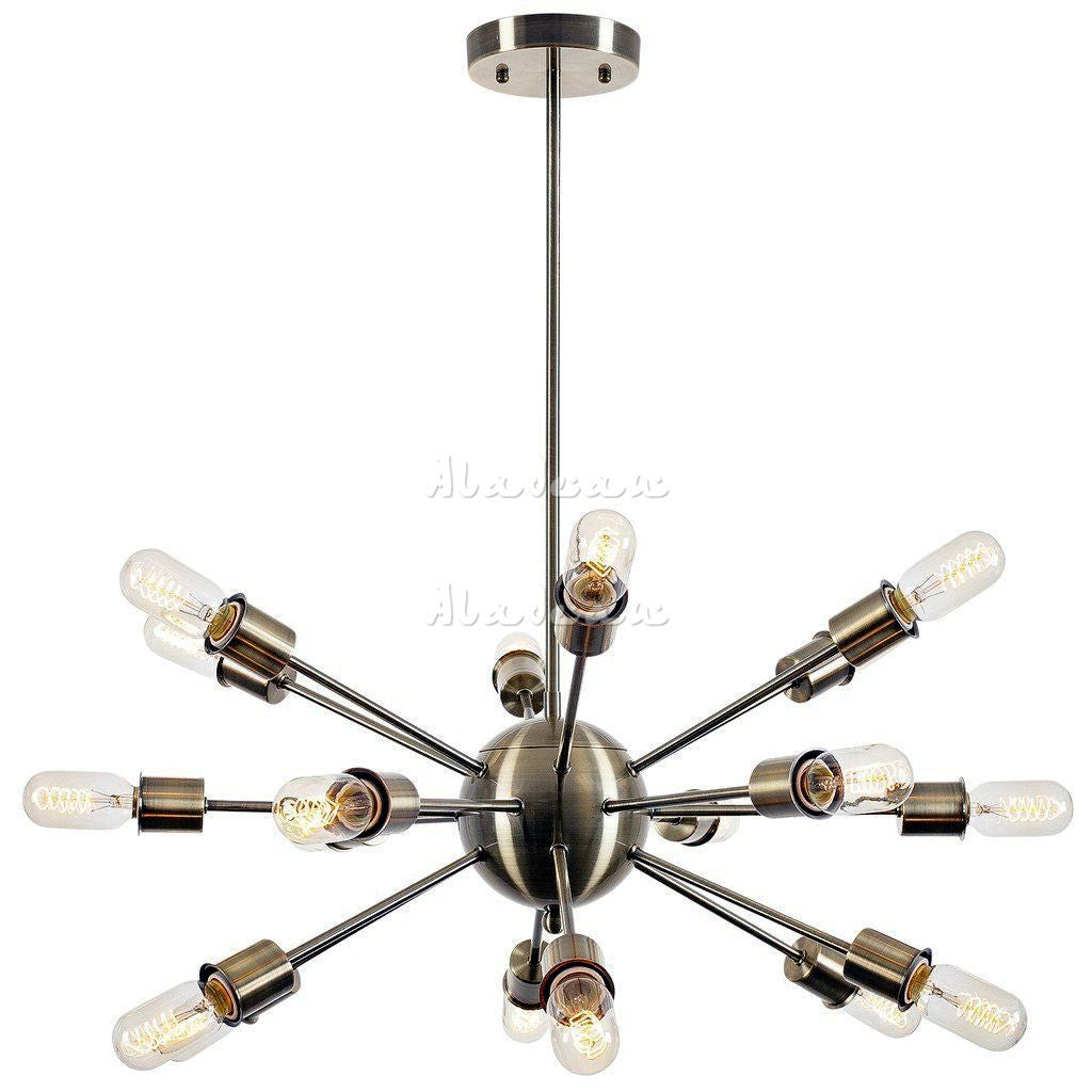 Brass Sputnik Chandelier