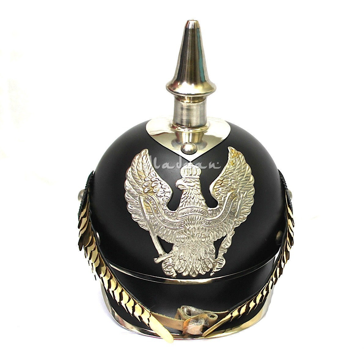 German Pickelhaube Leather Helmet Line Officer Prussia