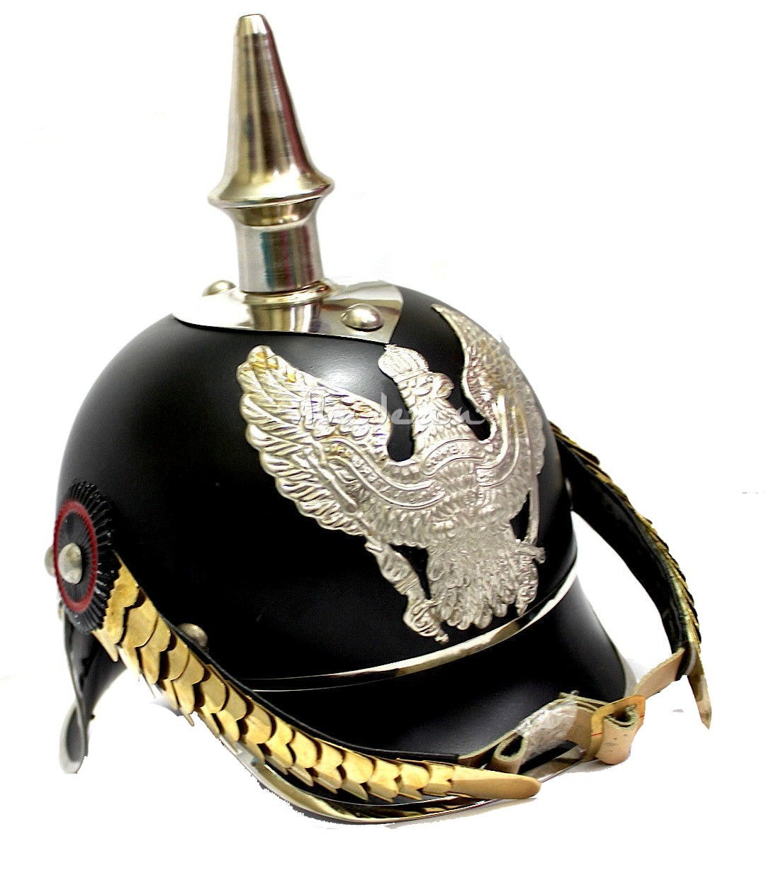 German Pickelhaube Leather Helmet Line Officer Prussia