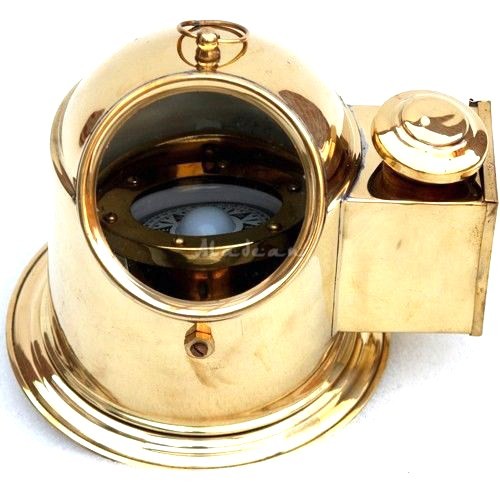 Brass Binnacle Marine Compass