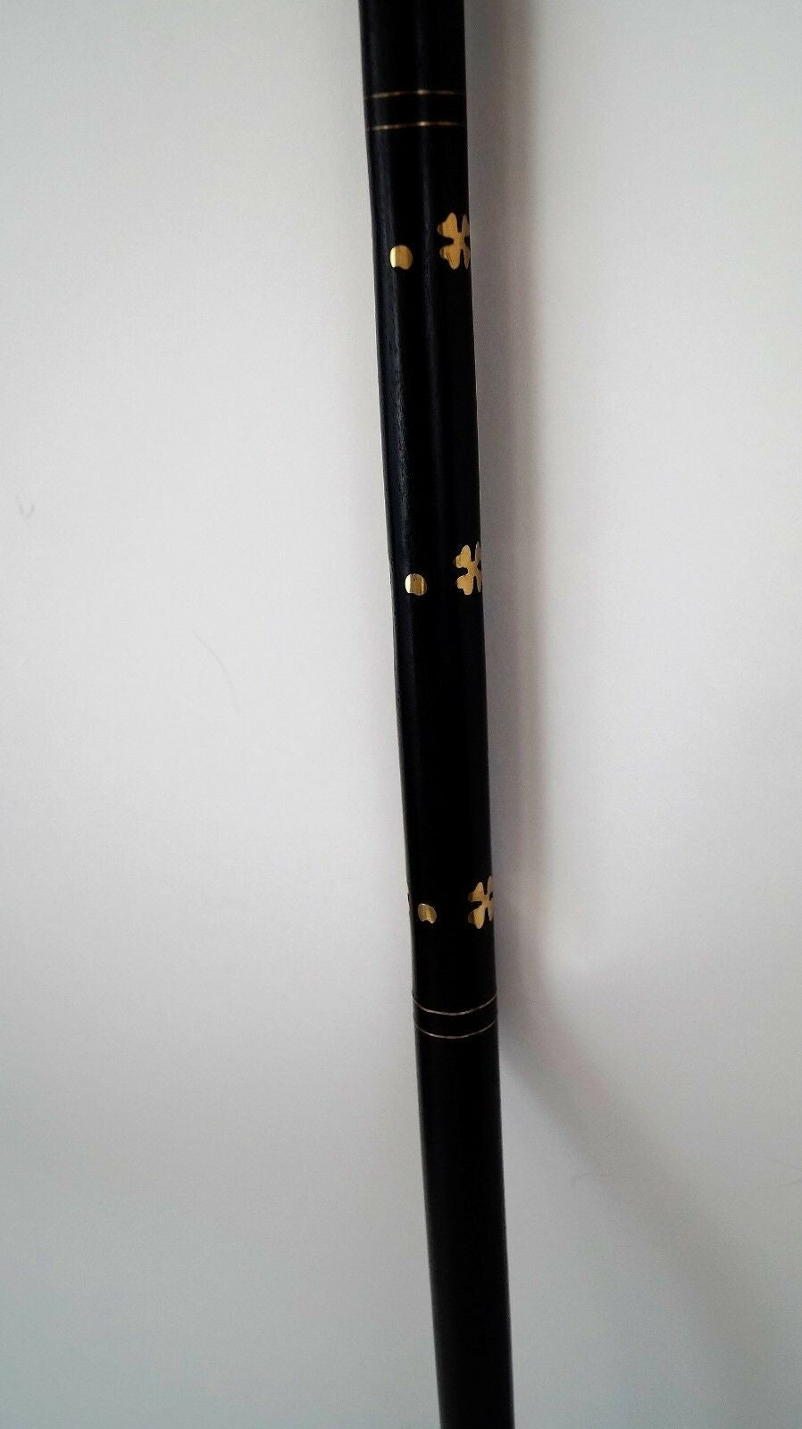 Brass Black Wood Walking Sticks