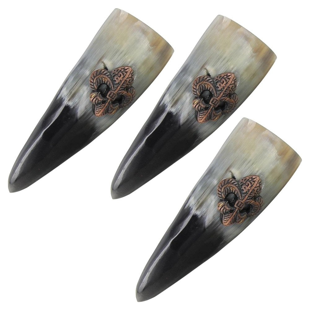 Musketeers Drinking Horn Shot Glass Set of 3