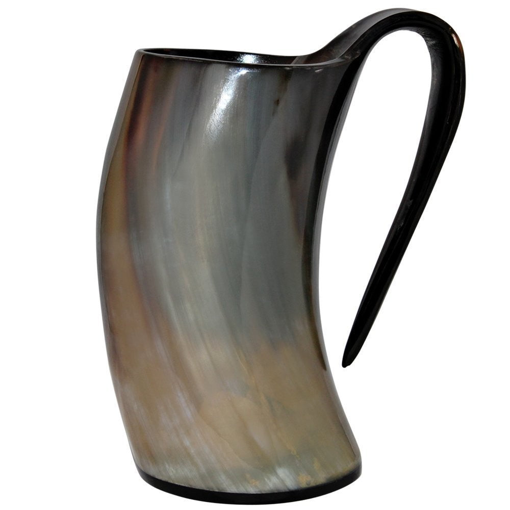 Viking Drinking Horn Beer Mug 16oz Thor Style Norse Goblet