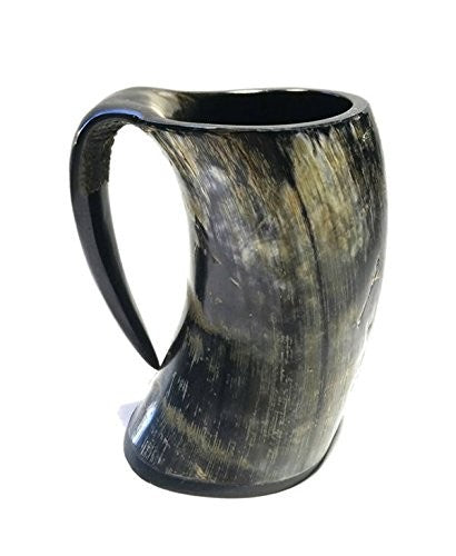 Viking Drinking Horn Beer Mug 16oz Thor Style Norse Goblet