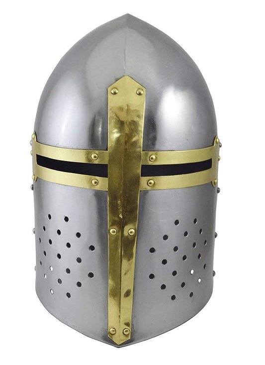 Grand casque d'armure médiévale du Pain de Sucre