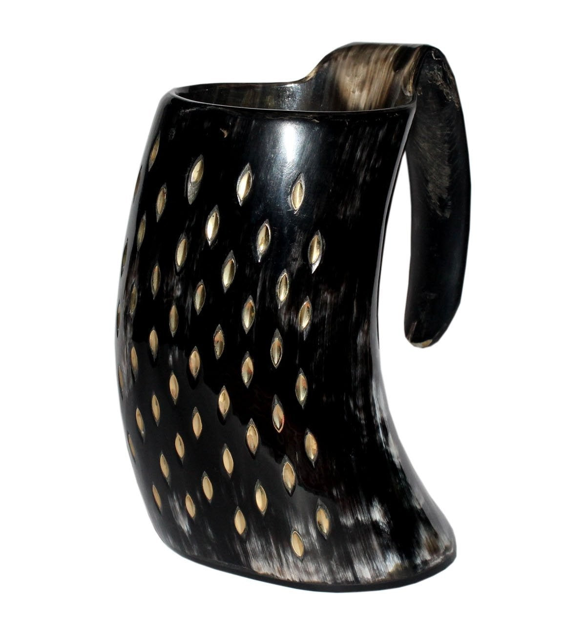 Tasses et chopes à bière en corne à boire Viking, design gravé, vente en gros, corne véritable