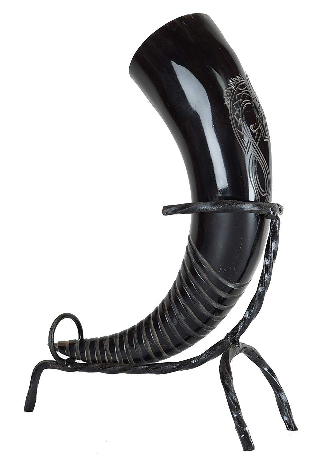 viking style real horn drinking mugs engraving in any quantity