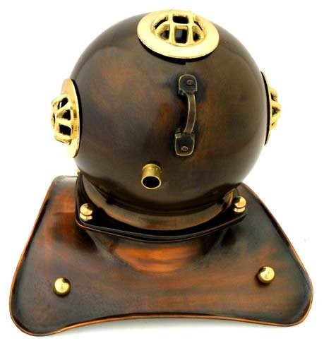 8" Brass Diver's Diving Helmet